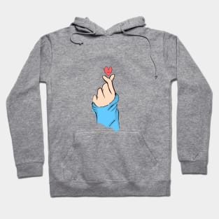 K-pop Finger heart! Hoodie